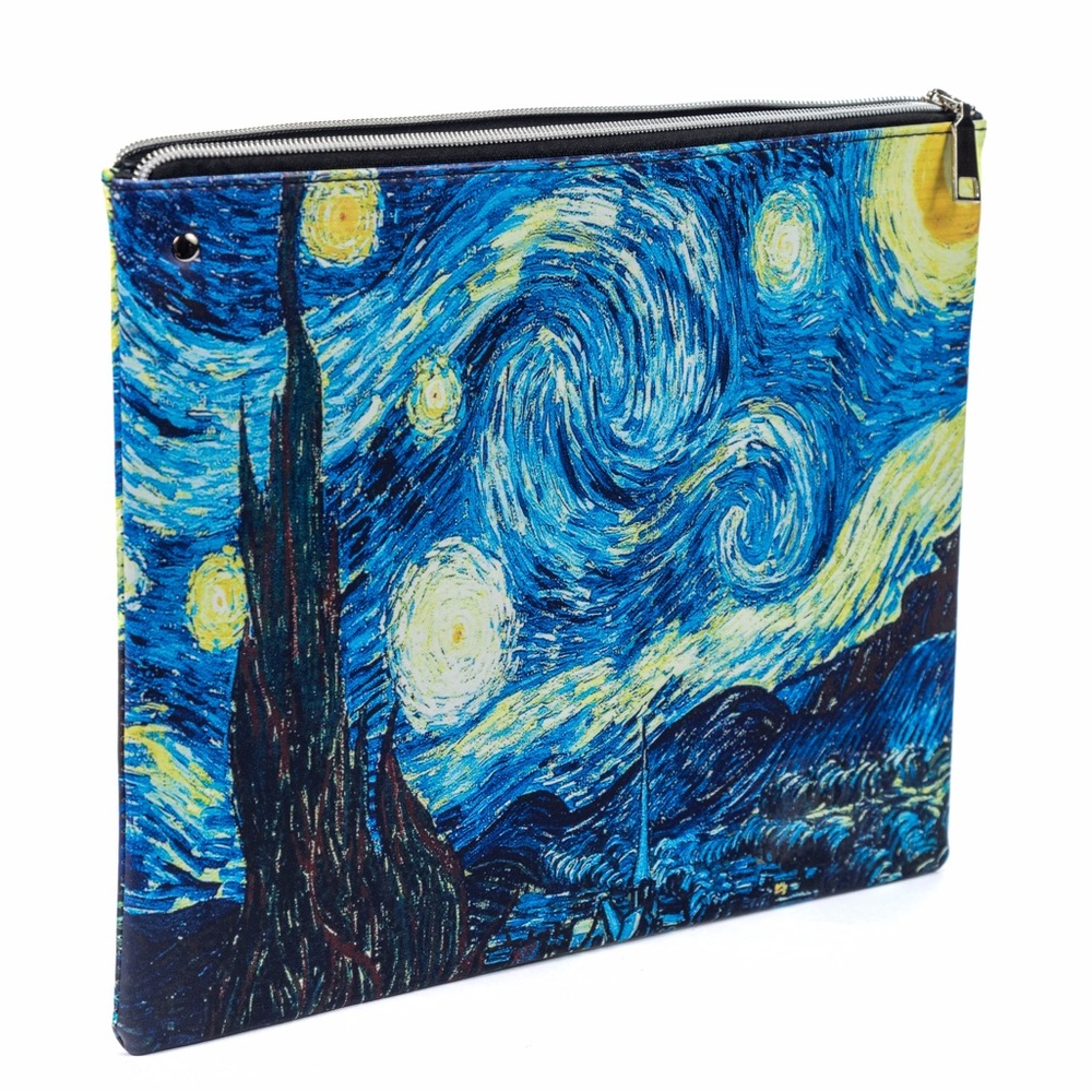 Starry Night inspired by Van Gogh Zip Pouch